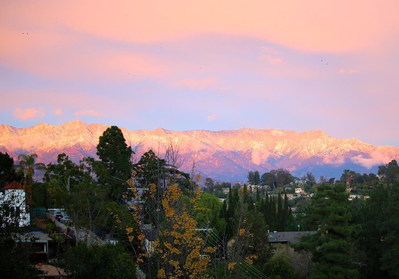 Winter wonderland view